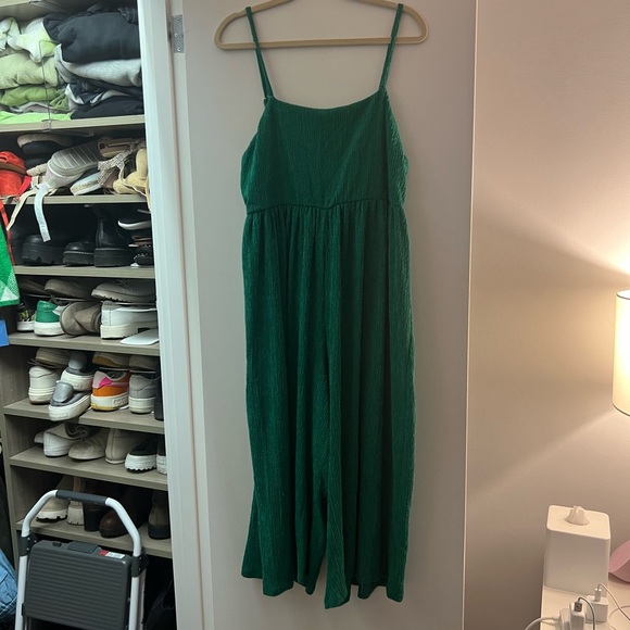 Green Silence and Noise Jumpsuit - Picture 1 of 3